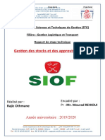 Gestion Des Stocks Et Des Approvisionnemets - Réalisé Par Rajiz Othmane - Encadré Par MR Mourad Rehioui