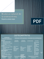 Historia Natural de La Osteoartritis