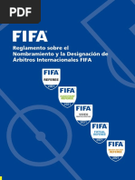 Reglamento Sobre El Nombramiento de Arbitros Internacionales FIFA