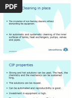 CIP Cleaning in Place: The Circulation of Non Foaming Cleaners Without Dismantling The Equipment