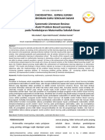 Pedadidaktika: Jurnal Ilmiah Pendidikan Guru Sekolah Dasar: Systematic Literature Review: Model Problem Based Learning