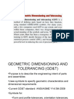 Geometric Dimensioning and Tolerancing