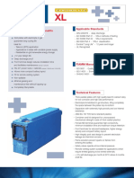 Fiamm Datasheet XL Series