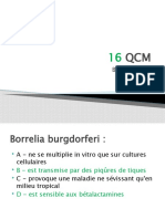 16 QCM Bacteriologie Solutions