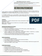 Avis de Recrutement - Comptable