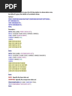 Proc - Compare