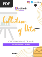 Padhle 11th - 3 - Collection of Data - Statistics - Economics