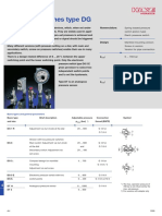 Pressure Switches Type DG: Spring Loaded Pressure Switch (Piston Type) Electr. Pressure Switch