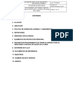 Procedimiento de Trabajo Seguro para La Medición de Gases