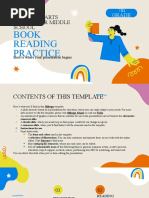 Language Arts Subject For Middle School - 7th Grade - Book Reading Practice by Slidesgo