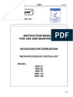 R.Espinar, S.L.: Instruction Manual For Use and Maintenance