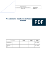 Procedimiento Trabajo Instalacion de Postes Rev.1