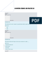 Fundamentals of Accounting Theory Practice 1B FQ1-FQ2