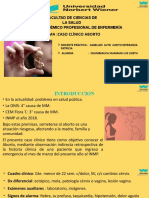 6 Semana Caso Clinico Aborto Actual