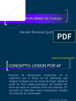 Lesiones Por Arma de Fuego