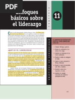 Enfoques Basicos Sobre El Liderazgo