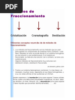 Métodos de Fraccionamiento