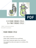 2.5 Four Stroke Cycle 2.6 Two Stroke Cycle