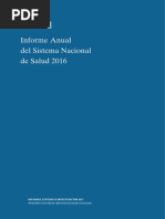 E-Salud Informe Anual Del Sistema Nacional de Salud 2016