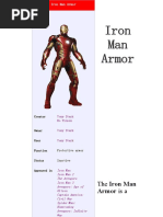 Iron Man Armor