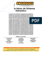 Sopa de Letras de Sistema Hidraulico