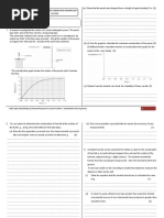 Core Practical 1 Questions