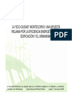 La "Eco-Ciudad" Montecorvo: Una Apuesta Riojana Por La Eficiencia Energética en La Edificación Y El Urbanismo