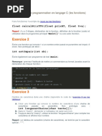 Exercices de Programmation en Langage C