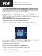 Atividade Aquecimento e Efeito Estufa