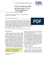 On The Use of Two Versions of Theforce Concept Inventory To Testconceptual Understanding Ofmechanics 4207