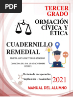 3° Fce - Cuadernillo Remedial - Del 8 Al 19 de Noviembre