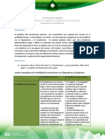 Act. 3.2 - CAmarena - CH - Cuadro Posibilidad y Justificación Del Conocimiento Según El Dogmatismo y El Escepticismo