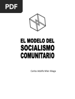 EL MODELO Del Socialismo Comunitario I