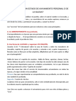 Cómo Alcanza Un Estado de Avivamiento Personal o de La Iglesia