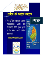 Lesions of Motor System Lesions of Motor System: Professor Hayder K.Hassoun