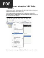 How To Draw A Bitmap in A MFC Dialog Window