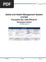 OHS-PR-02-07 Document Control