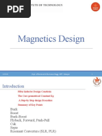 Magnetics Design: 11/21/21 Dept. of Electrical & Electronics Engg., MIT - Manipal 1