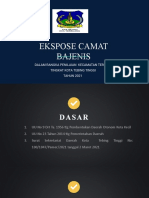 Ekspose Kecamatan Bajenis Tahun 2021