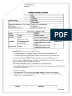 Fusion - Roles Concept in Fusion Application