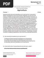 (Worksheet 9.5) - (Agriculture)