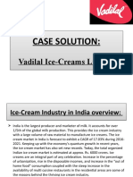 CASE SOLUTION - Vadilal