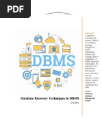 Adbms: Database Recovery Techniques in DBMS