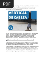 Tarea Parada de Cabeza