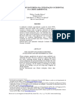 A Concepção de Natureza Na Civilização Ocidental E A Crise Ambiental