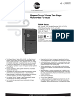 Rheem Classic Upflow Gas Furnaces: Series Two-Stage