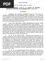 Petitioner Respondents: Nicanor Somodio, Court of Appeals, Ebenecer Purisima and Felomino Ayco