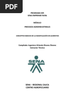 Modulo Conceptos Básicos de Manipulación de Alimentos