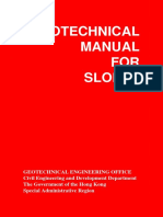 Geotechnical Manual For Slopes HK