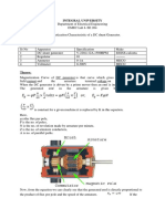 Magnetization CH of DC Shunt Generator